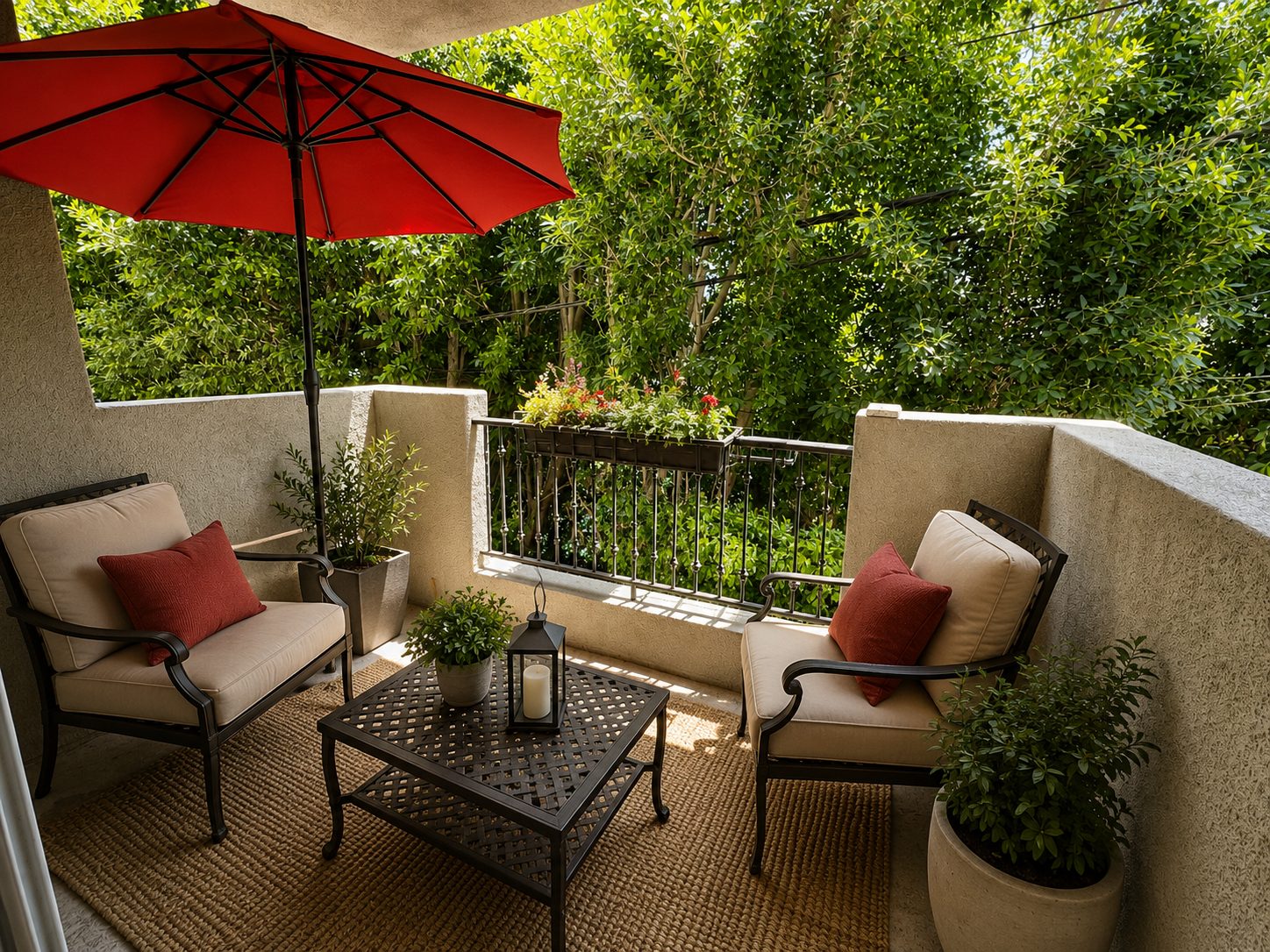 Private balcony